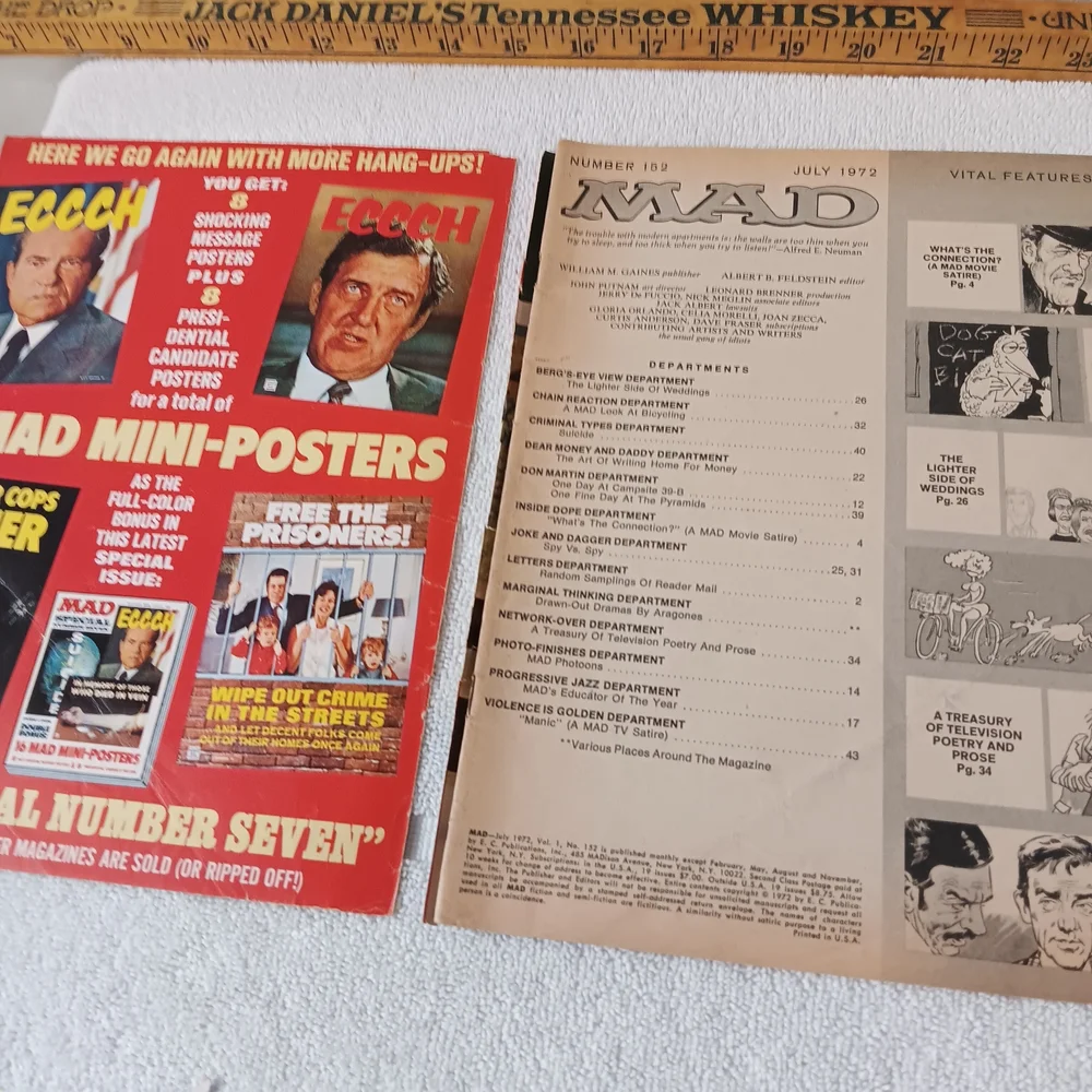 MAD Magazine Issue with Rainbow Cover